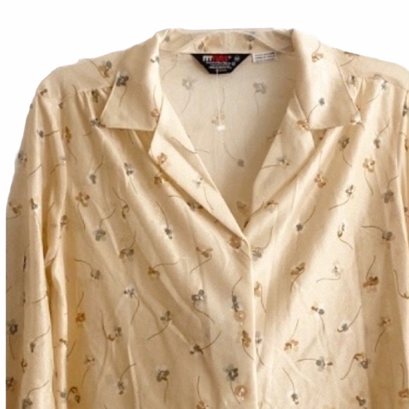 🍒New Vintage Button up Blouse - Picture 3 of 12